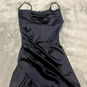 B Darlin Midnight Black Prom Dress